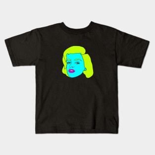 Marilyn Monroe (neon) Kids T-Shirt